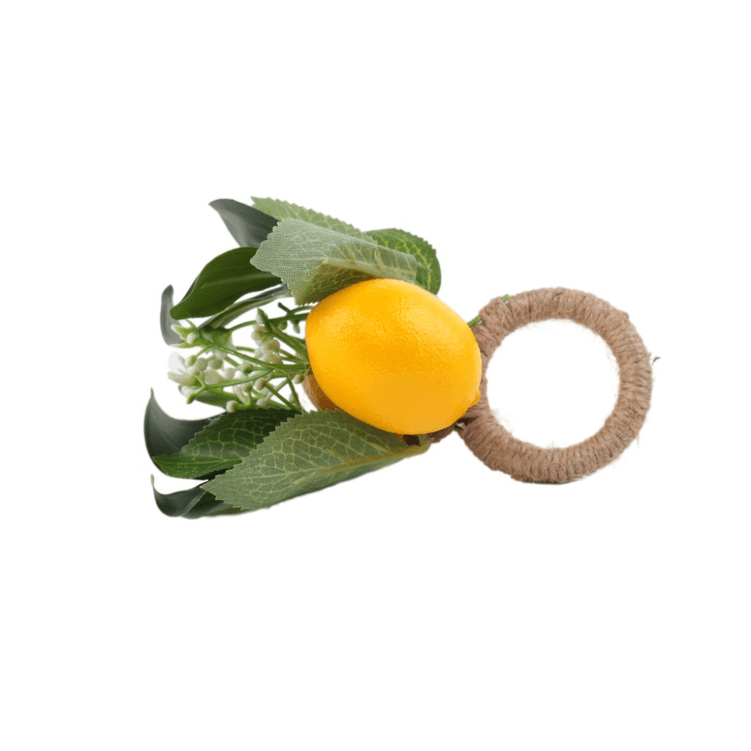 Argola Para Guardanapo Limao 4 Pecas - Tuut